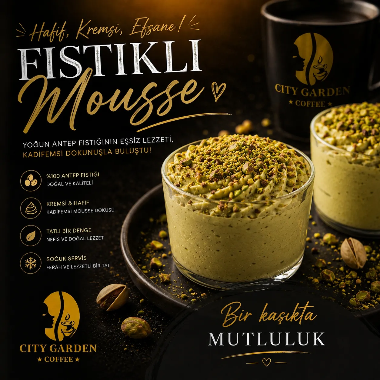 FıSTıKLı MOUSSE