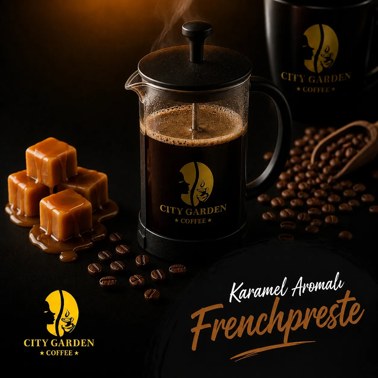 KARAMEL AROMALI FİLTRE KAHVE