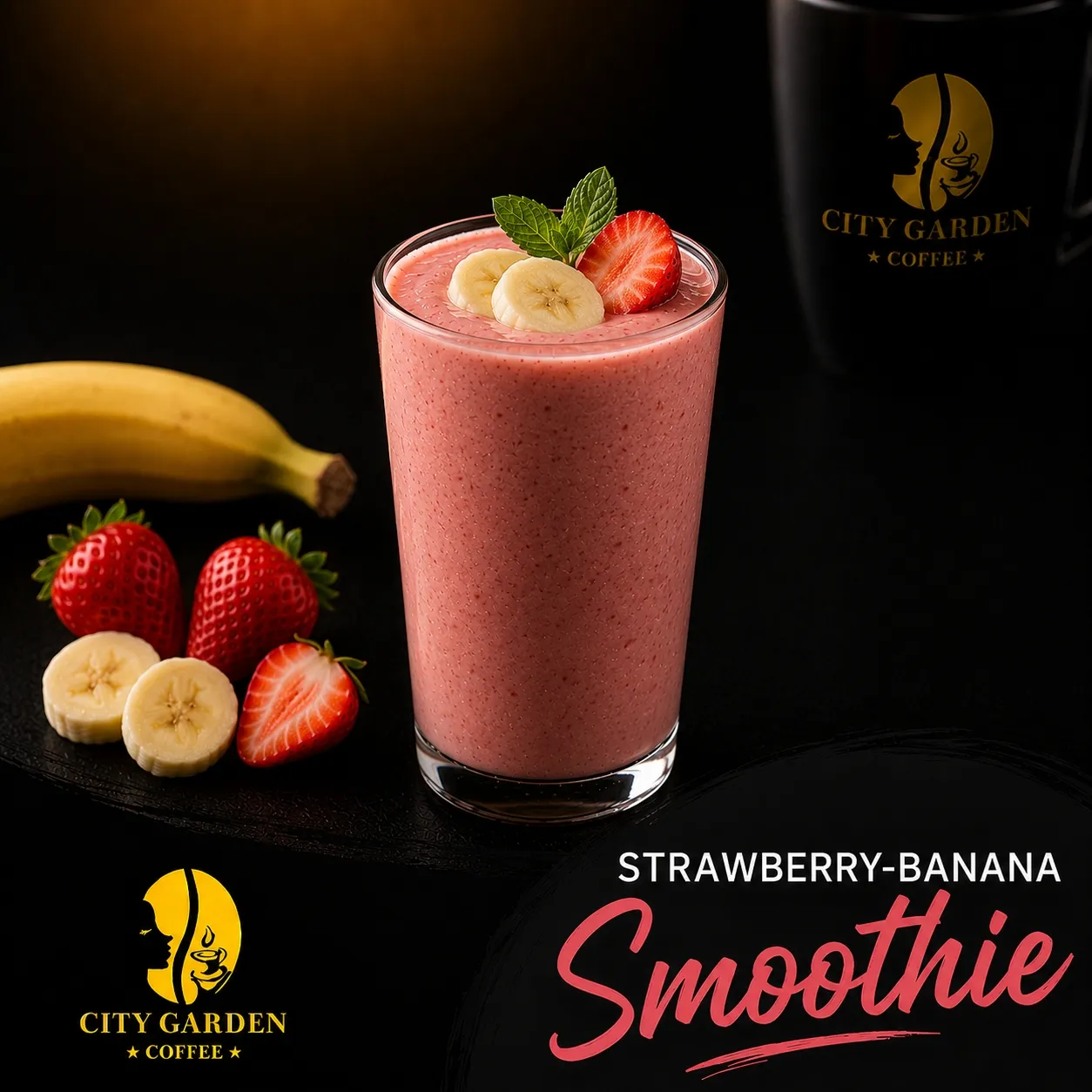 STRAWBERY-BANAN SMOOTHİE