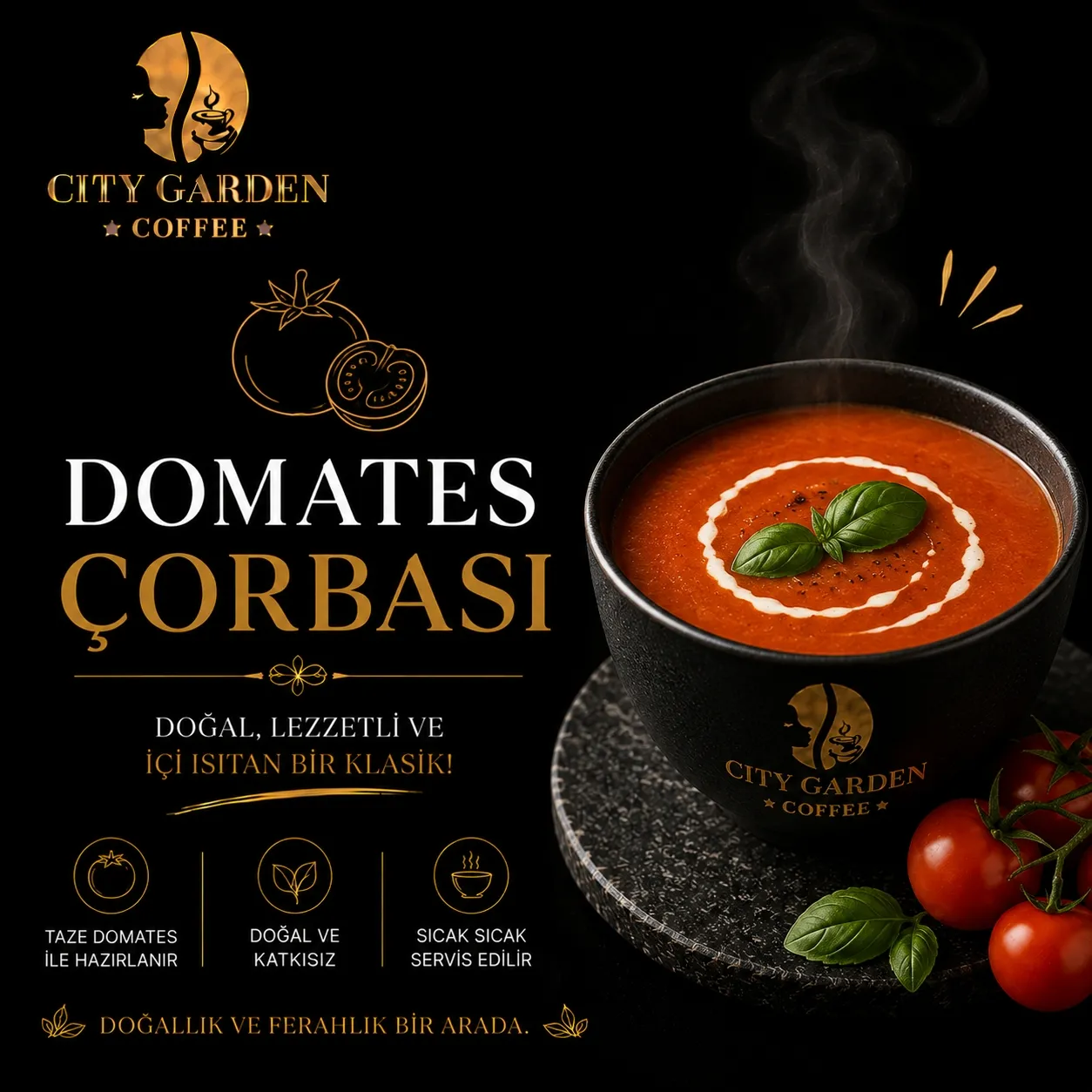 AZ DOMATES ÇORBASI