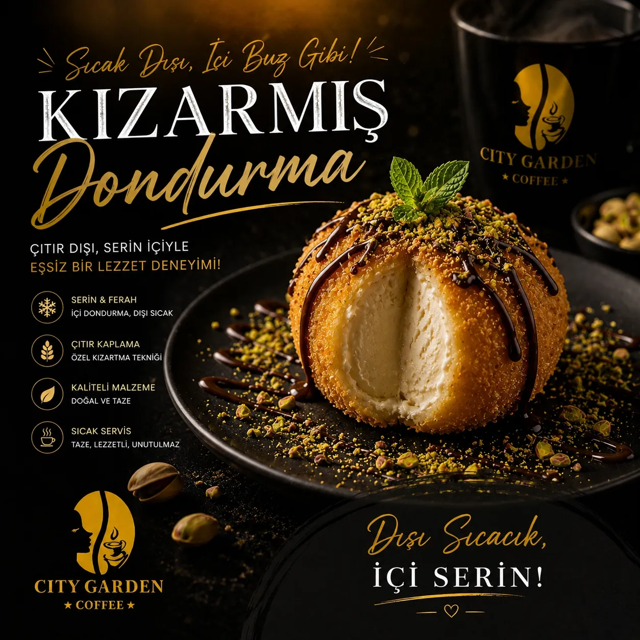 KIZARMIŞ DONDURMA